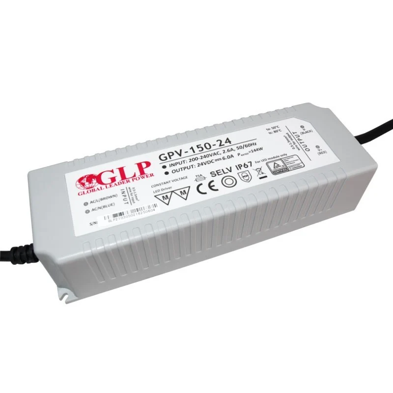 Alimentation LED étanche 24V DC - 150W - IP67 - GLP