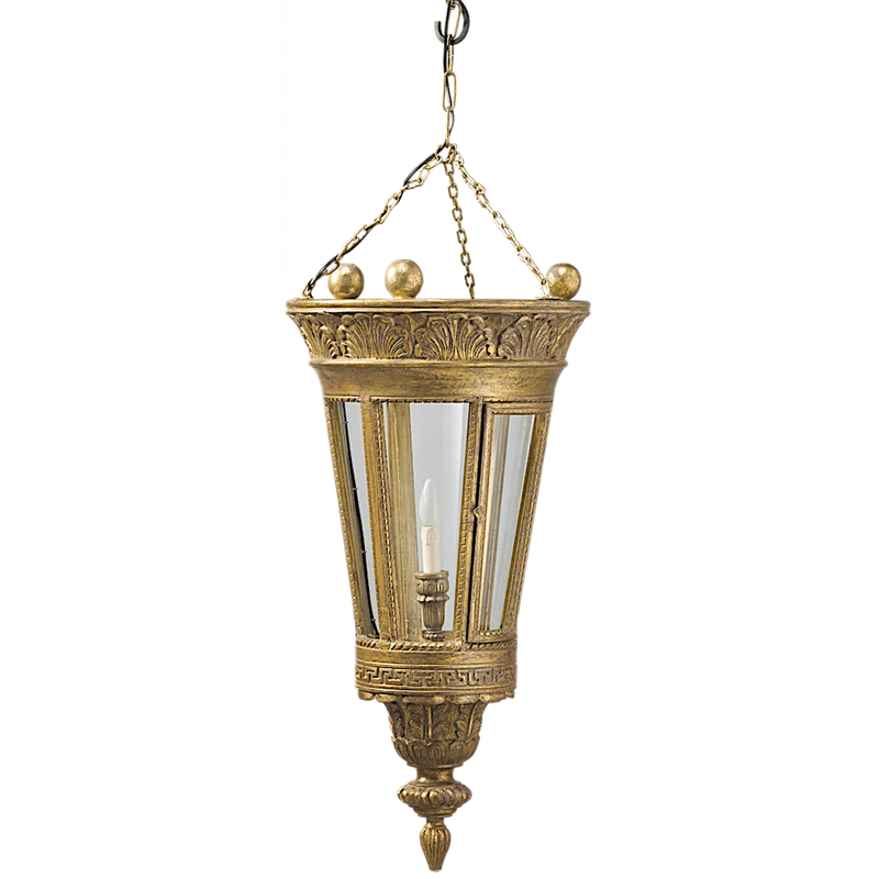 Carrousel Lanterne en bois et verre