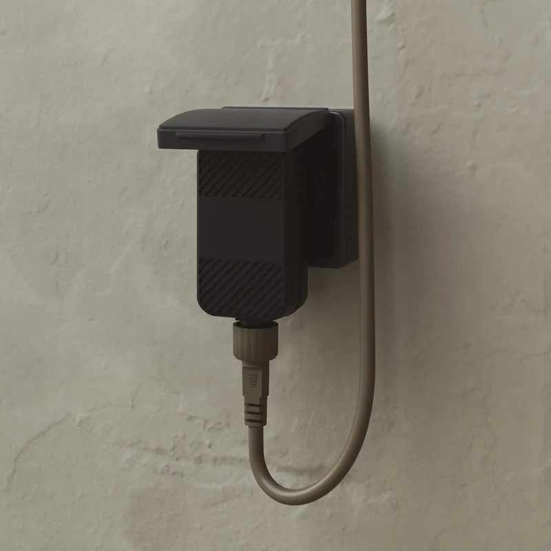 Guirlande lumineuse 4 points lumineux d’extérieur IP67 Vert Olive - Marina4 Cherry