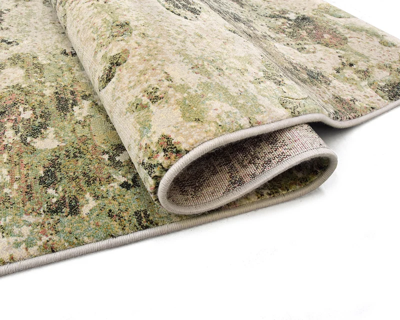 Tapis vert tacheté - Camille