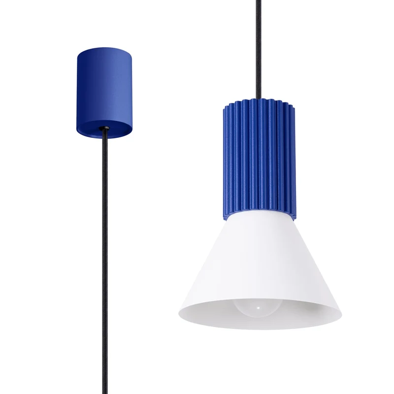 Suspension Aluminium Bleu