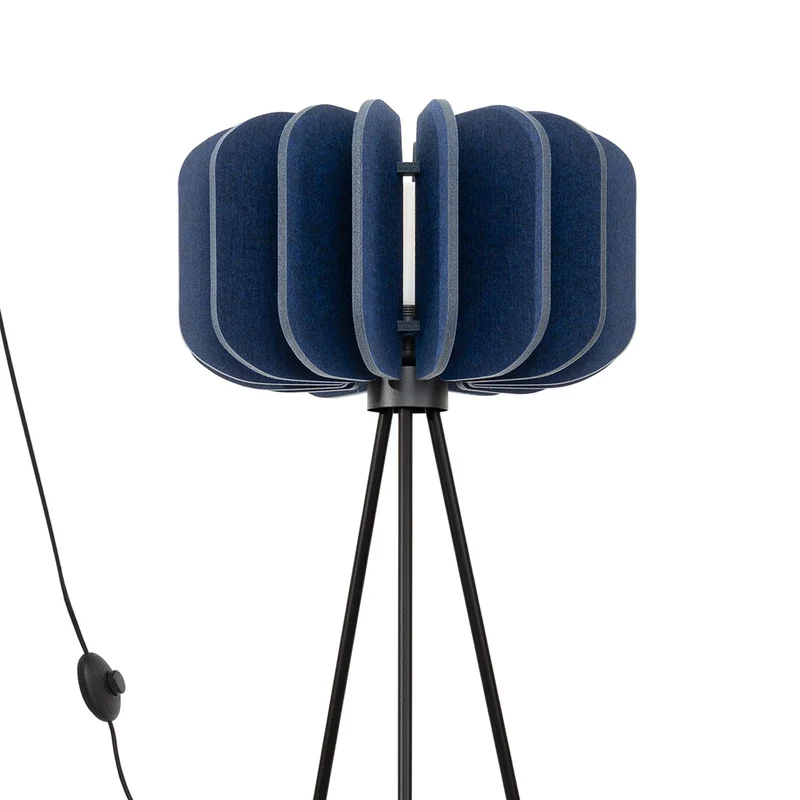 Lampadaire Feutre Bleu Scandinave