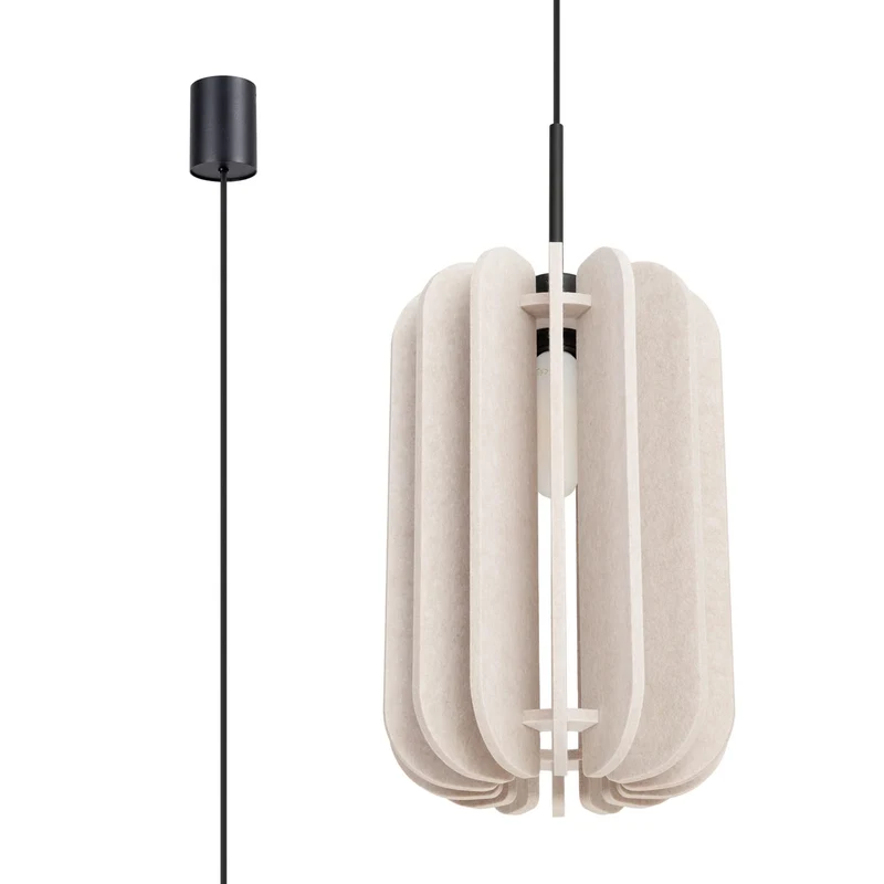 Suspension Feutre Beige Scandinave