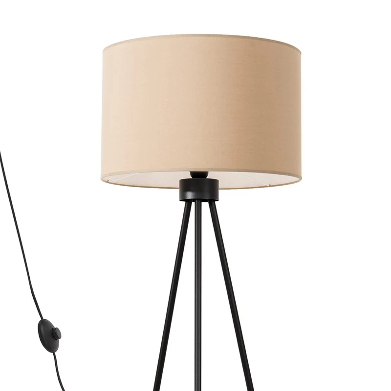 Lampadaire Tissu Taupe