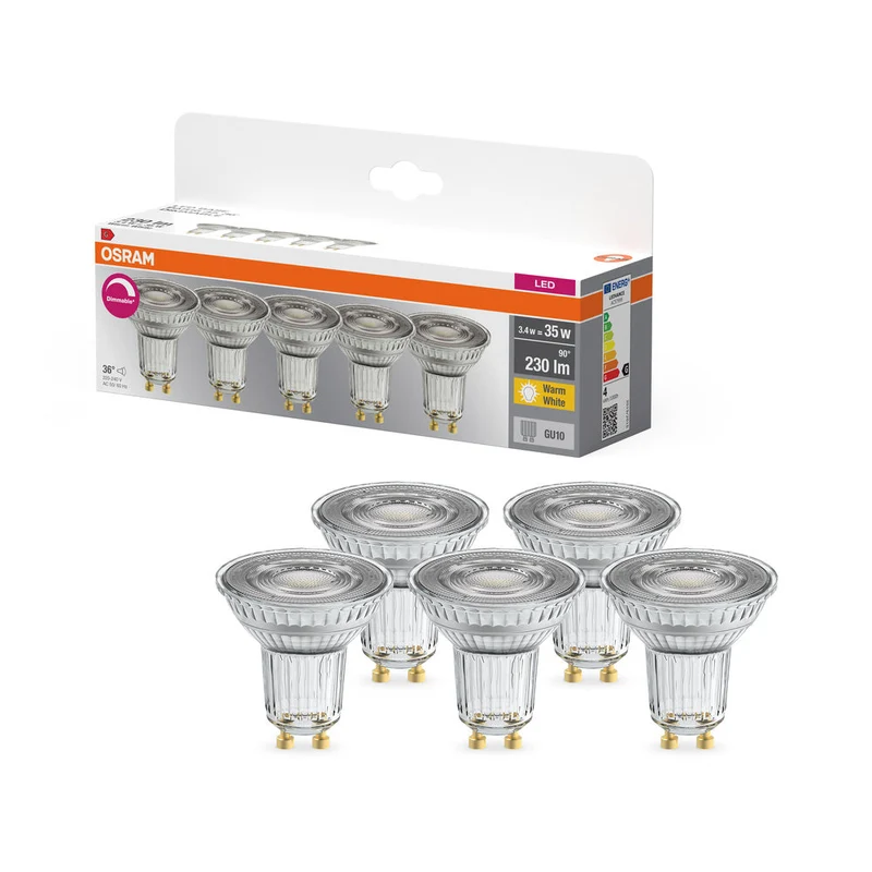 LED BASE PAR16 3.4W 927 GU10