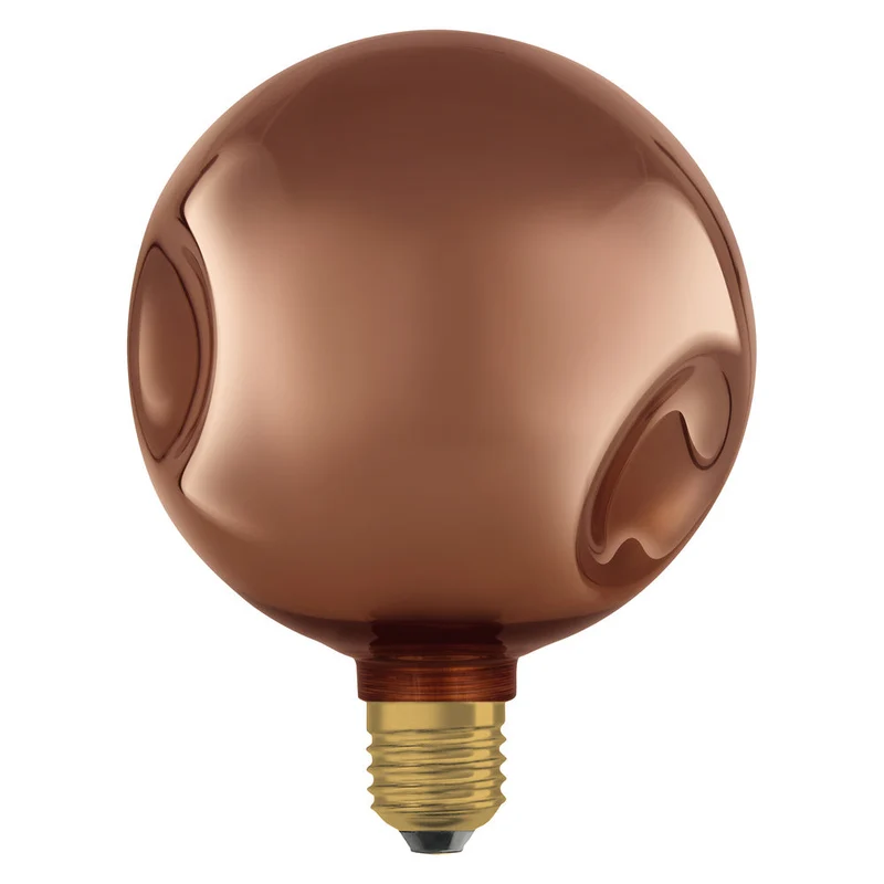 LAMPE LED DÉCORATIVE EN VERRE ÉLECTRO EN VERRE ÉLECTRO ROSE MOYENNE