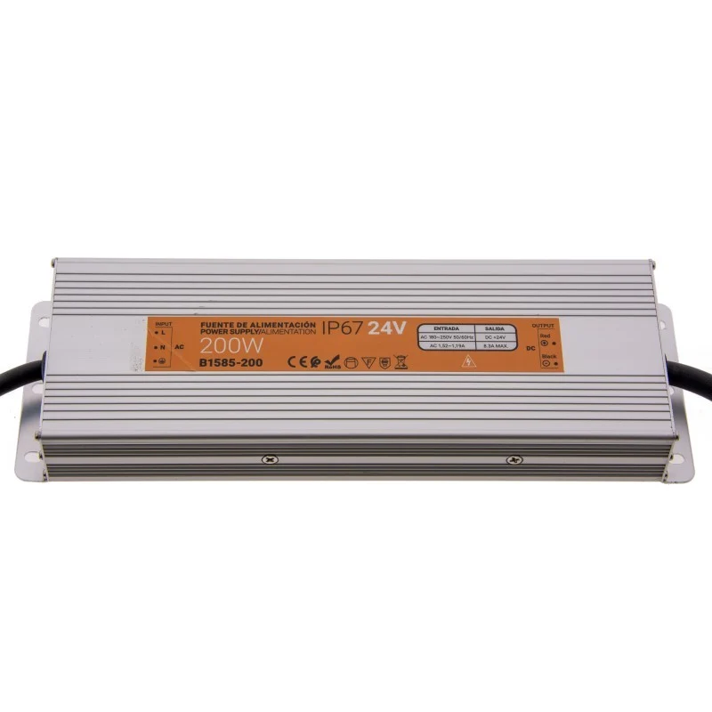 Transformateur 24V 200W 8.3A IP67