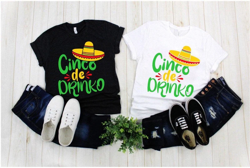 T-shirts Cinco De Drinko,Cinco De Mayo, T-shirts Cactus, Happy Cinco De Mayo