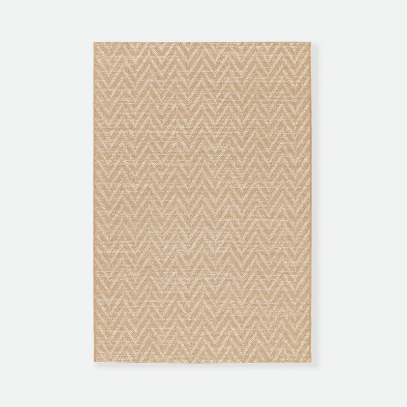 Tapis d'extérieur beige à motif - Belize