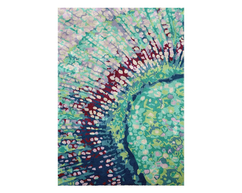 Tapis coloré salon violacé - Quartz