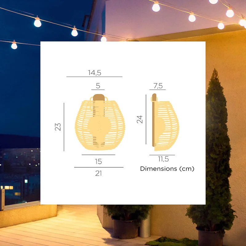 LAMPE MURALE SANS FIL BOSSA WALL