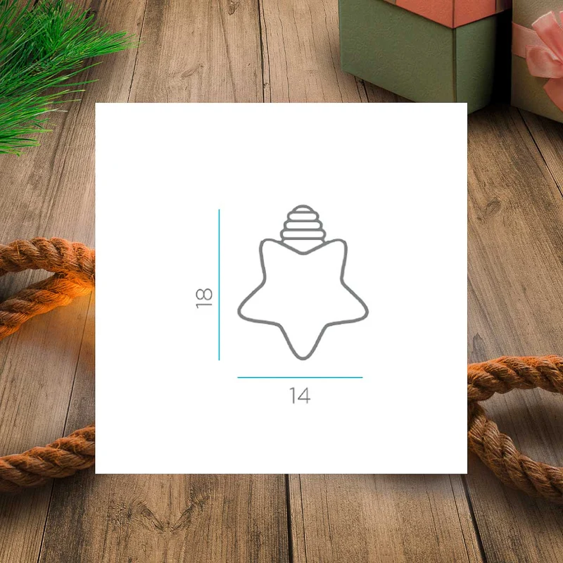 AMPOULE DÉCORATIVE SELENA ÉTOILE