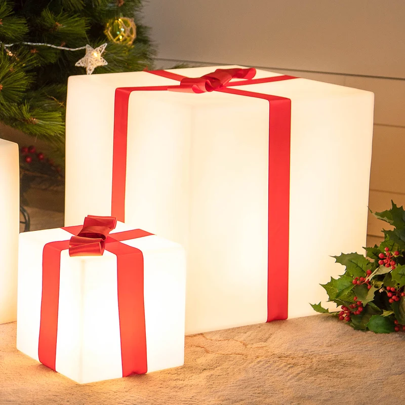 CUBE DE NOËL LUMINEUX GIFTY 40