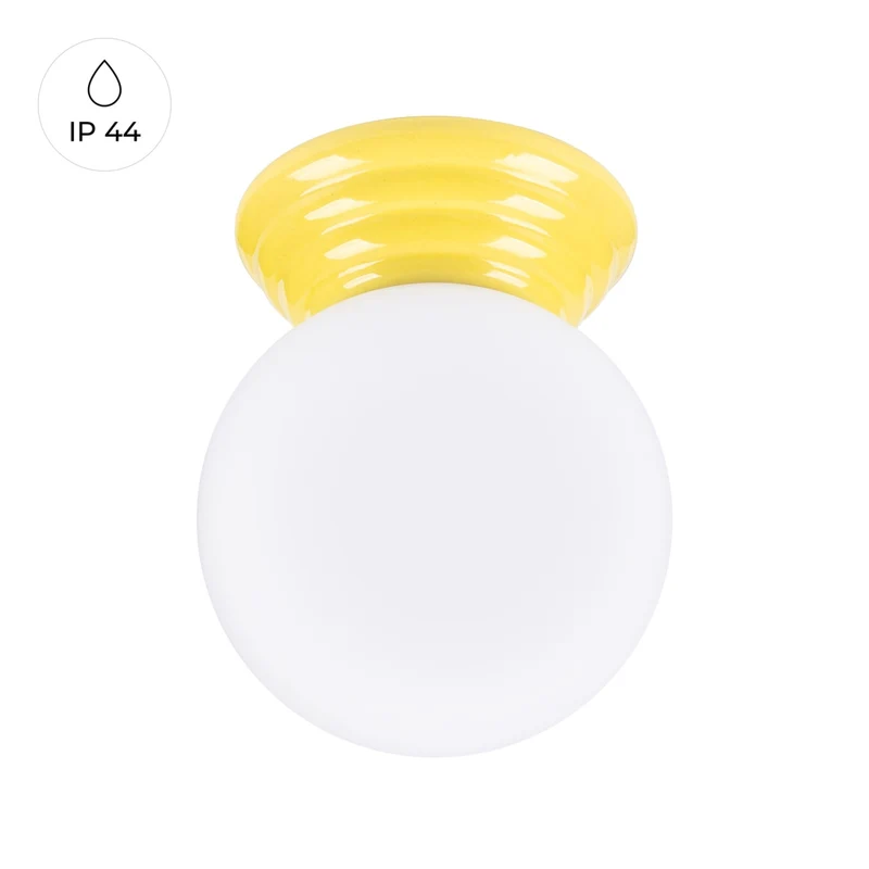 Plafonnier Spot Ampoule Jaune Minimaliste IP44
