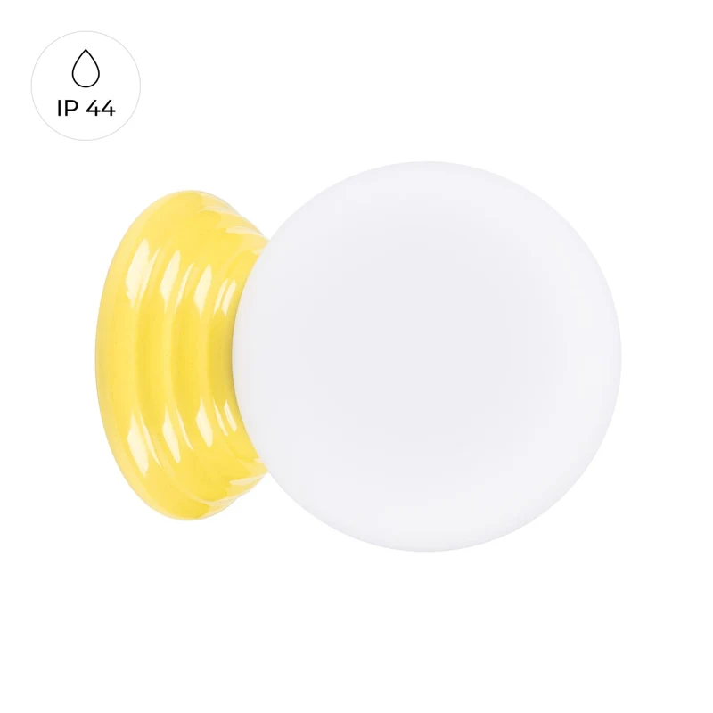 Luminaire Mural Ampoule Jaune Minimaliste IP44