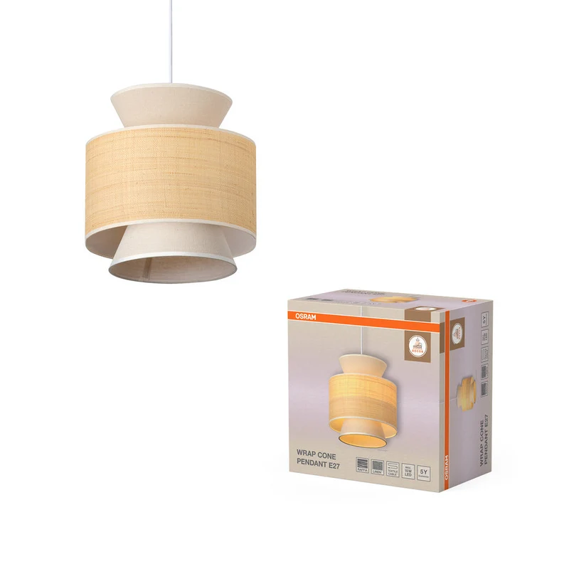 OSRAM DECOR Wrap Cone suspension E27 Beige