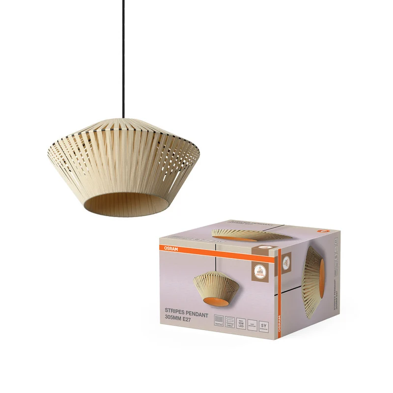 OSRAM DECOR Stripes suspension 1xE27 Beige