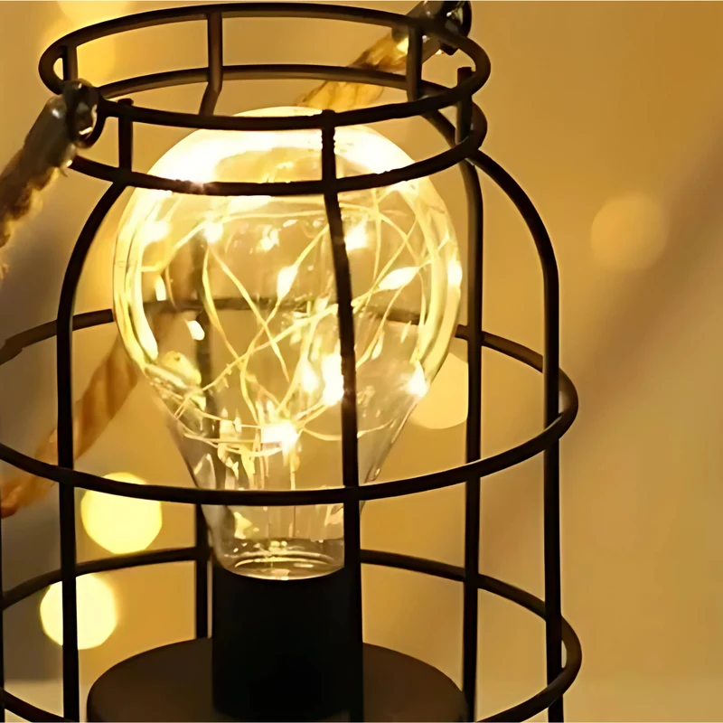 Lampe de Chevet Style Industriel