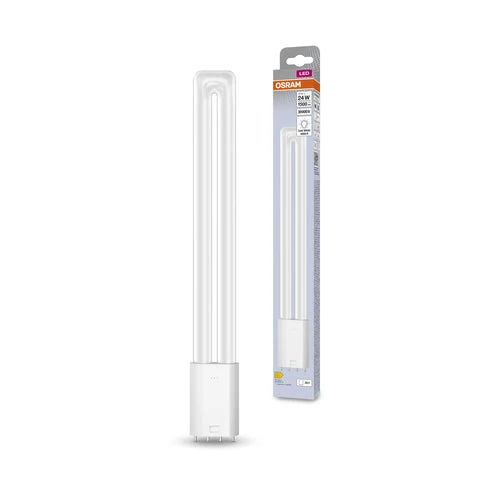 OSRAM Dulux LED pour culot 2G11, aspect mat, blanc froid (4000K), 1500 lumens, remplace les ampoules traditionnelles de 24W, non dimmable, 1 pack
