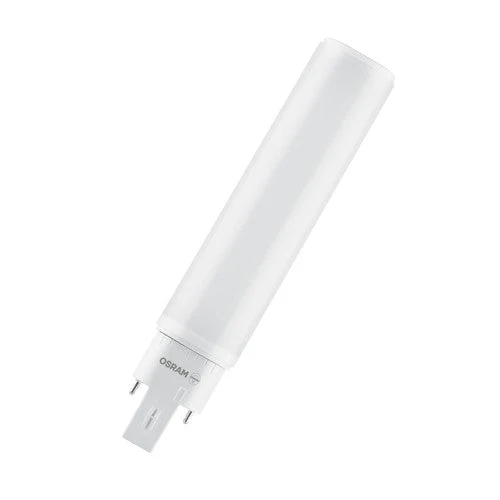 OSRAM DULUX D LED EM & AC MAINS Tube à LED 17,1cm (ex 26W) 10W / 4000K blanc froid G24d-3
