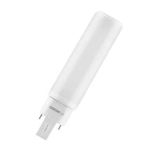 OSRAM DULUX D LED EM & AC MAINS Tube à LED 14,8cm (ex 18W) 7W / 4000K blanc froid G24d-2