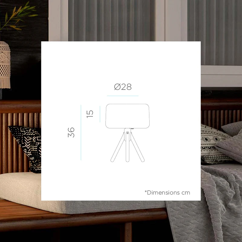LAMPE DE TABLE CHLOE 35 | USAGE INTÉRIEUR