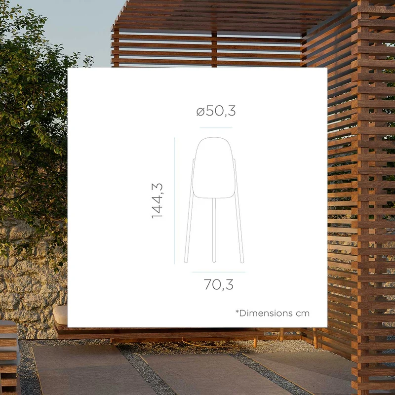 LAMPADAIRE TRÉPIED ROCKET 145
