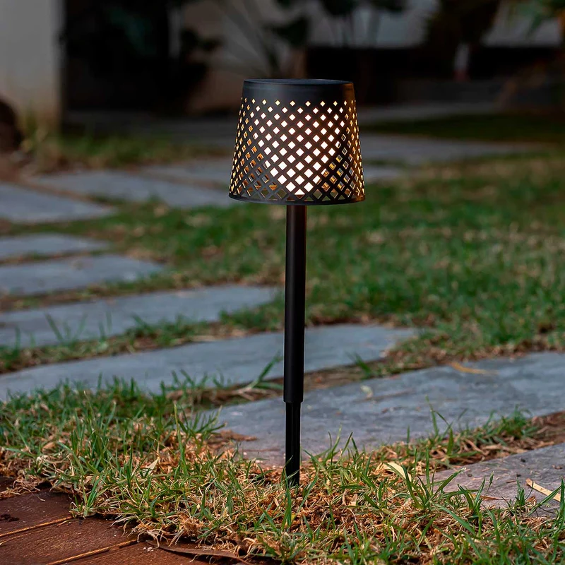 LAMPE SOLAIRE GRETA (LAMPE MULTIFONCTION) - NOIR