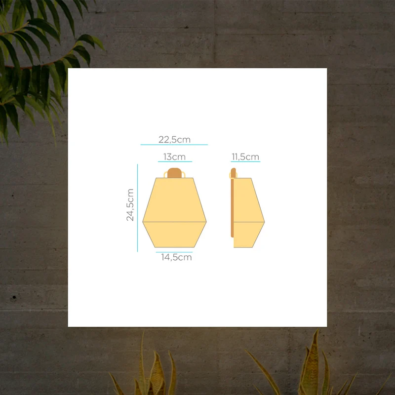 LAMPE MURALE SANS FIL SISINE 25