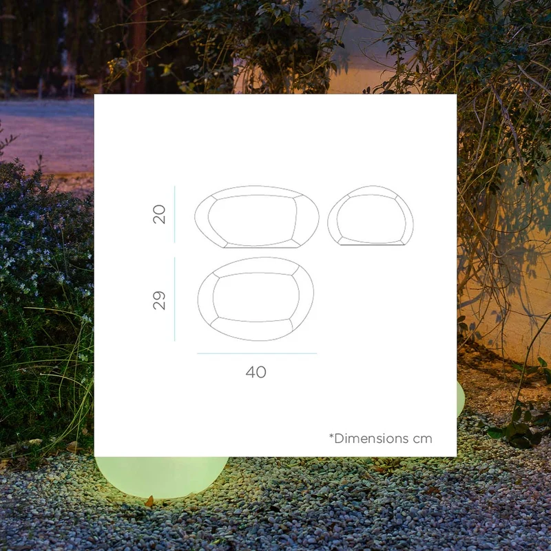LAMPE D'EXTERIEUR LUMINEUX SOLAIRE PETRA 40 AUTOMATIQUE