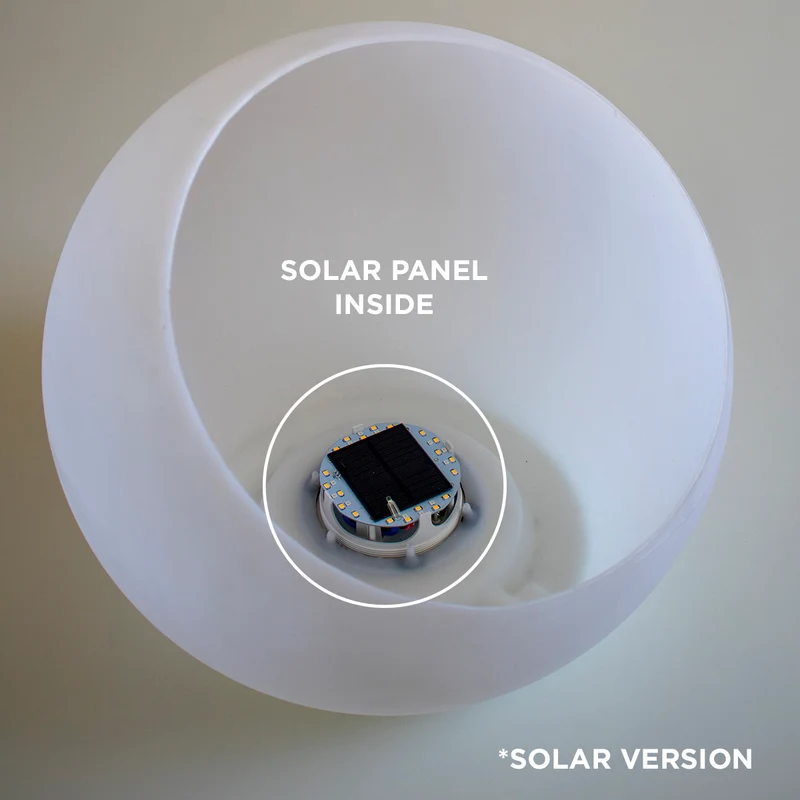 LAMPE SPHÉRIQUE LUMINEUX SOLAIRE BULY