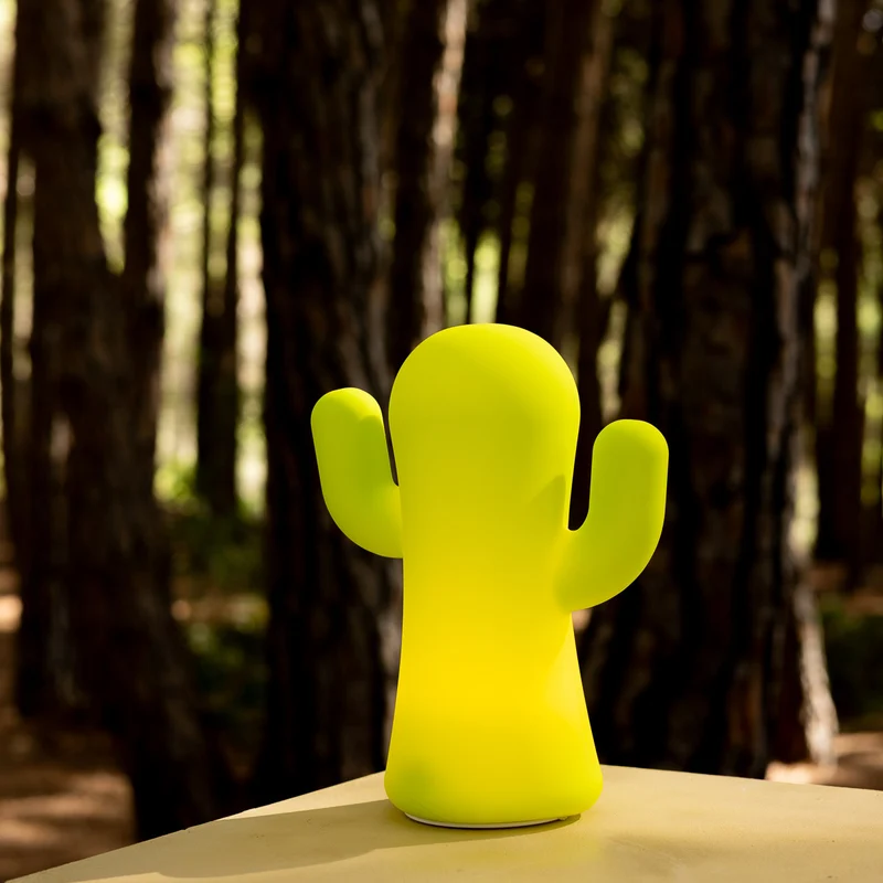 CACTUS LUMINEUX EN SILICONE PANCHITO VERT CITRON