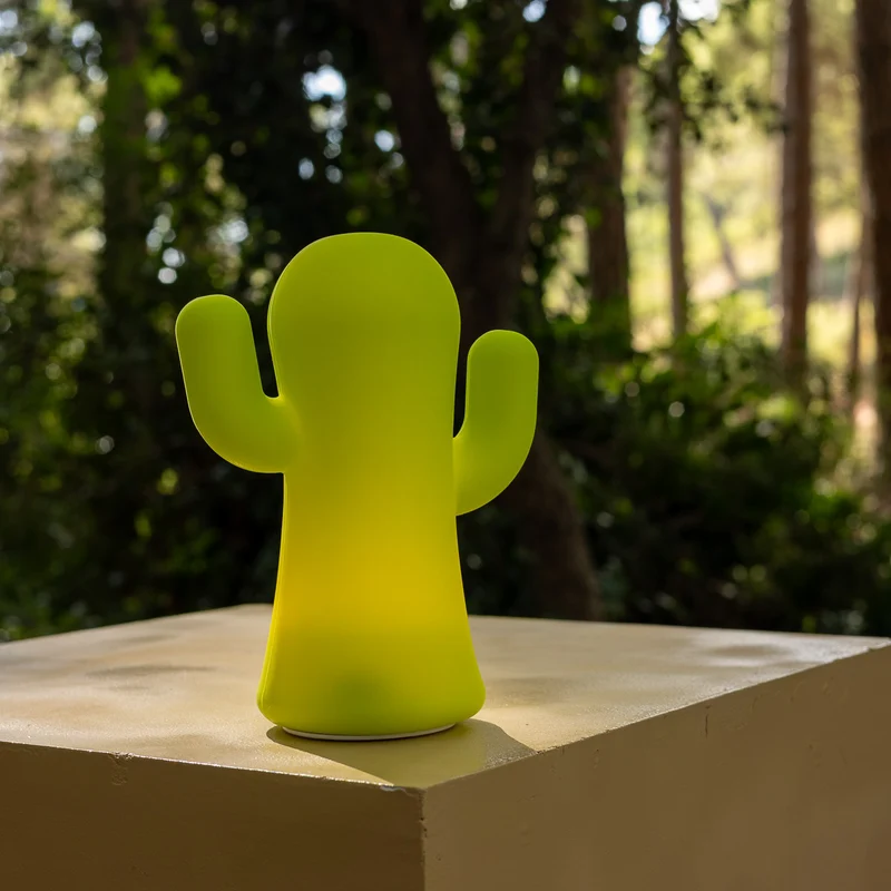 CACTUS LUMINEUX EN SILICONE PANCHITO VERT CITRON