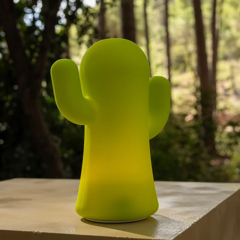 CACTUS LUMINEUX EN SILICONE PANCHITO VERT CITRON