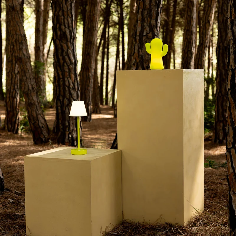 CACTUS LUMINEUX EN SILICONE PANCHITO VERT CITRON