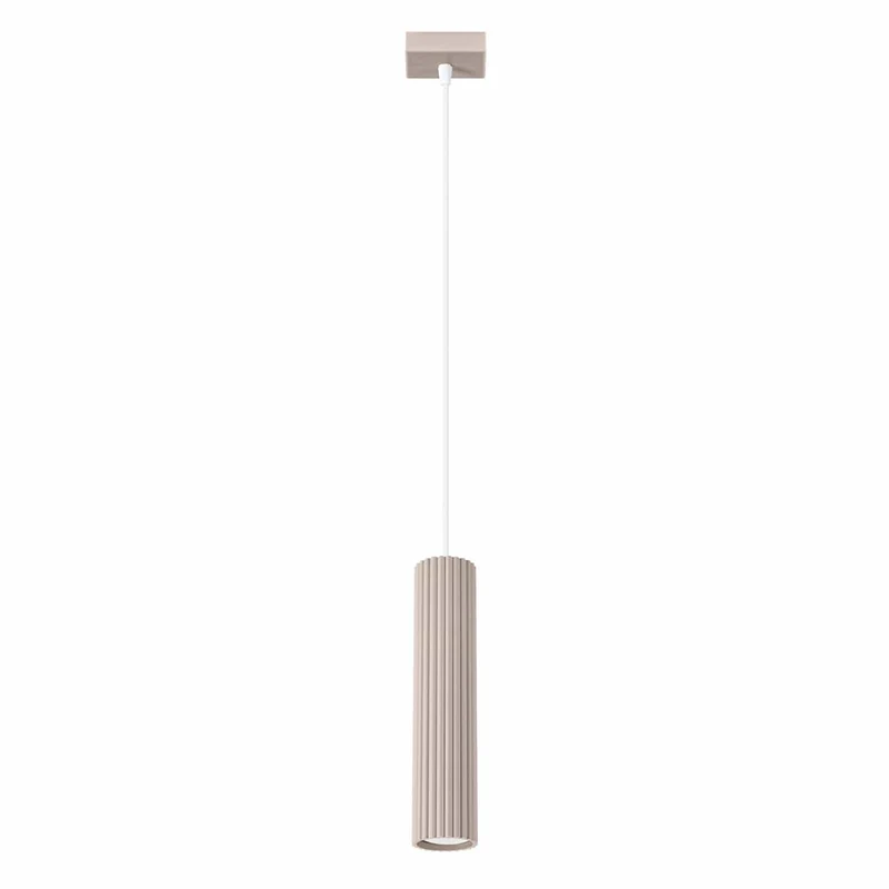 Suspension Taupe Minimaliste Strié