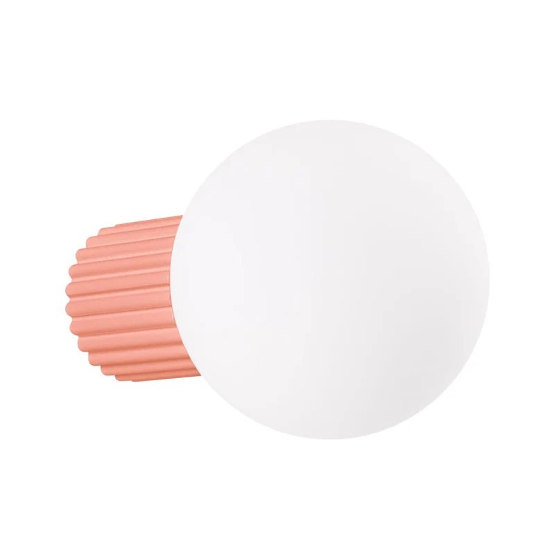 Luminaire Mural Aluminium Pêche Moderne Rond