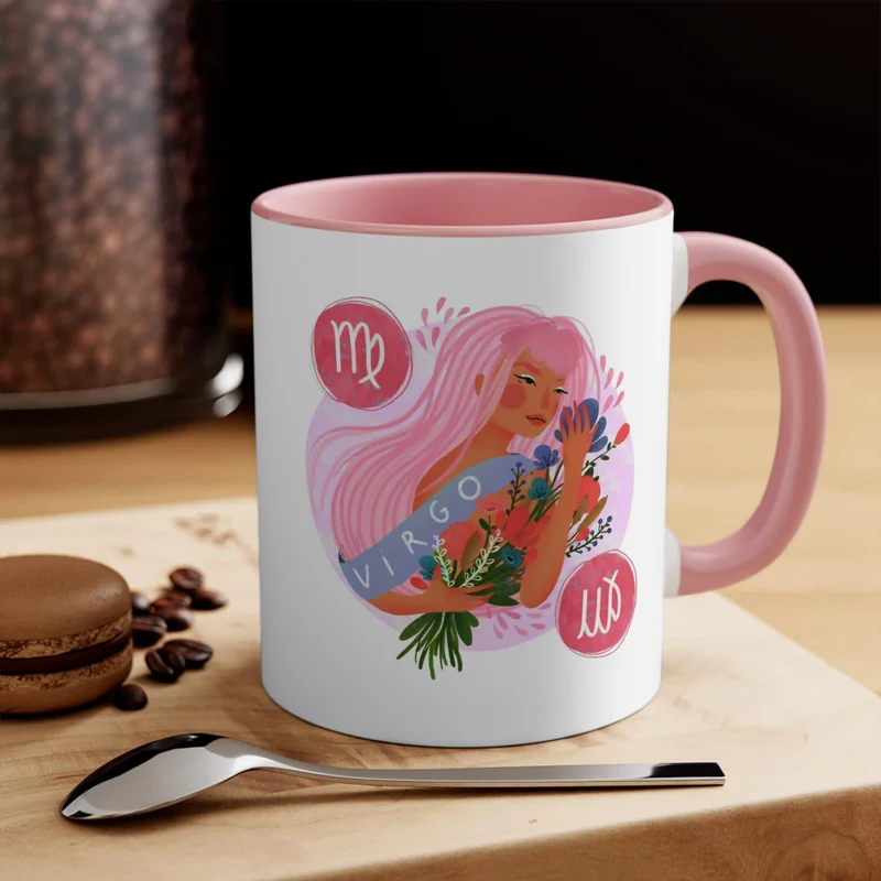 Tasses Vierge Dame, Tasse Rose Vierge, Tasse Rouge Vierge, Tasse d’anniversaire Vierge, Tasses I’M A Virgo, Anniversaire d’octobre, Anniversaire de septembre
