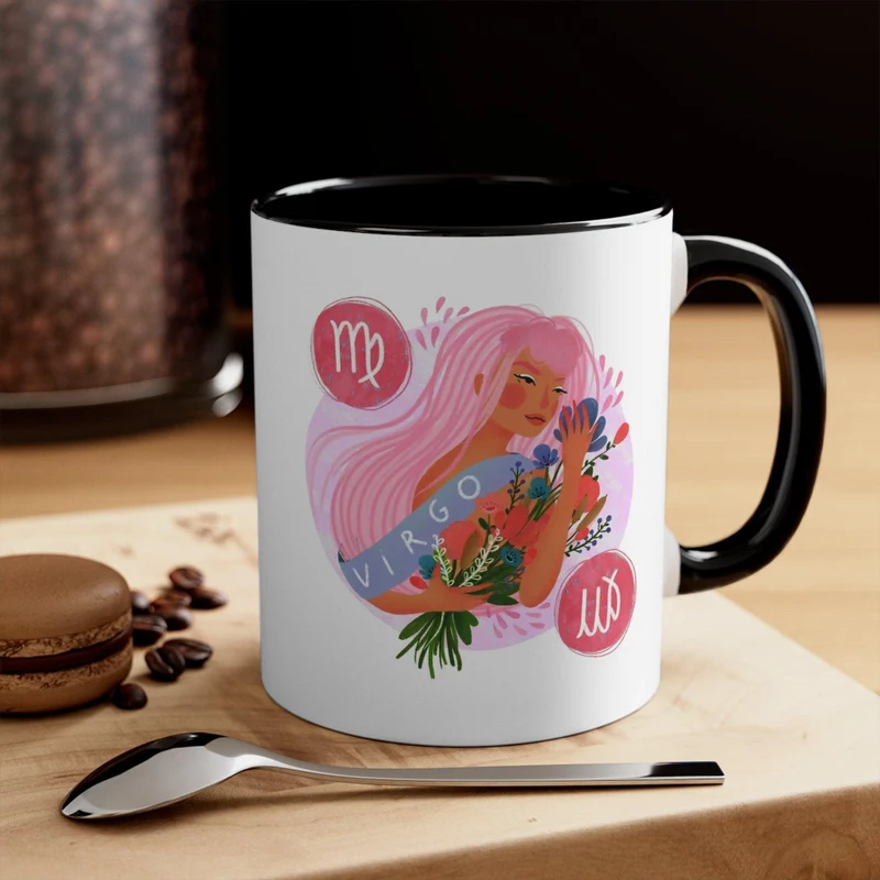 Tasses Vierge Dame, Tasse Rose Vierge, Tasse Rouge Vierge, Tasse d’anniversaire Vierge, Tasses I’M A Virgo, Anniversaire d’octobre, Anniversaire de septembre