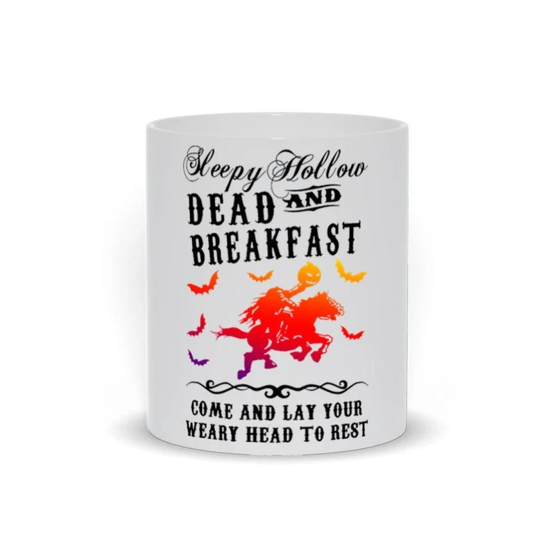 Sleepy Hollow Dead et tasses de petit-déjeuner || Tasse d’Halloween de patch de citrouille || Cavalier sans tête Sleepy Hollow