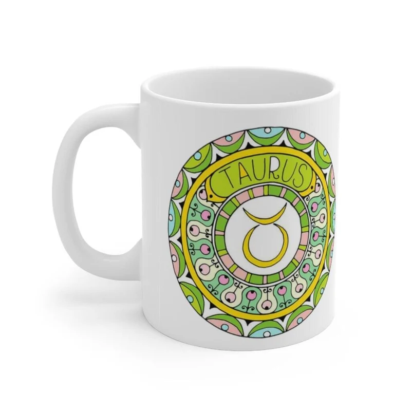 Tasse du zodiaque Taureau, tasse Taureau, cadeau du zodiaque né du 20 avril au 20 mai, signe du zodiaque, cadeau d’horoscope, cadeau d’astrologie, tasse || Naissance du Taureau