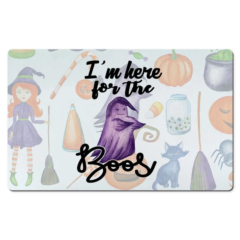 Je suis ici pour les tapis de bureau Boos || Tapis de bureau Halloween