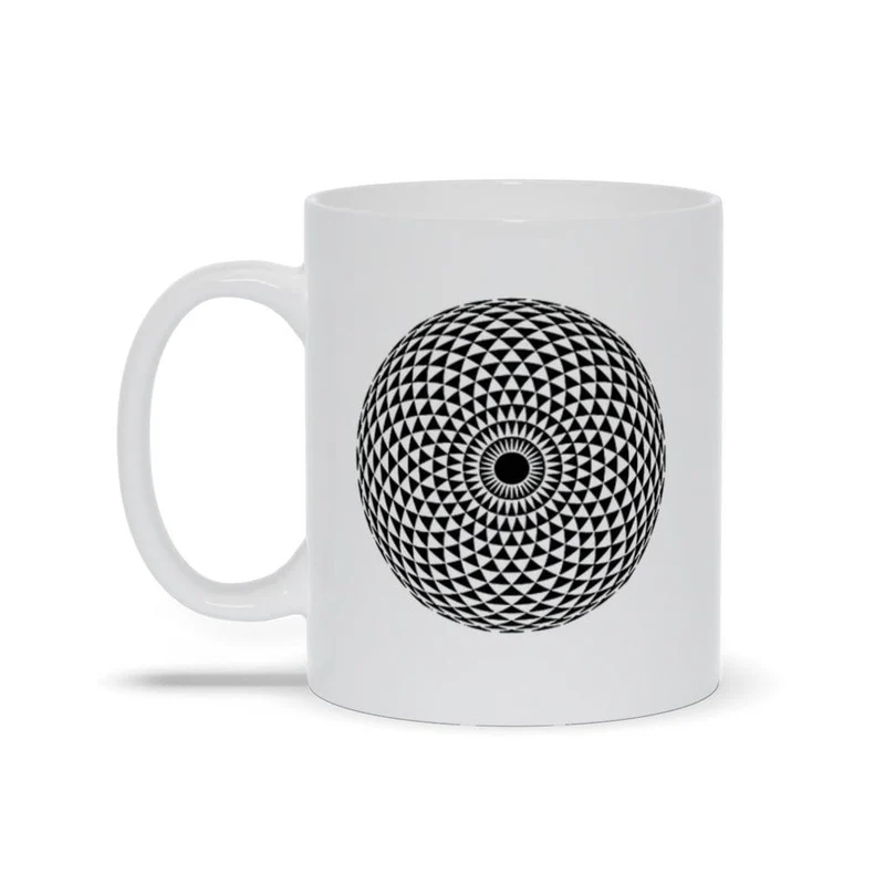 Géométrie sacrée, Tore. Yantra Hypnotic Eye Mugs, art de la géométrie sacrée