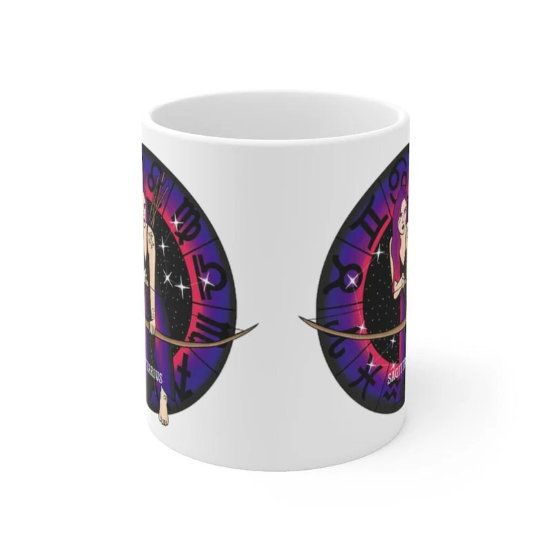 Mug du zodiaque Sagittaire, Mug Sagittaire, cadeau du zodiaque né du 22 novembre au 21 décembre, signe du zodiaque, cadeau d’astrologie, tasse || Naissance du Sagittaire