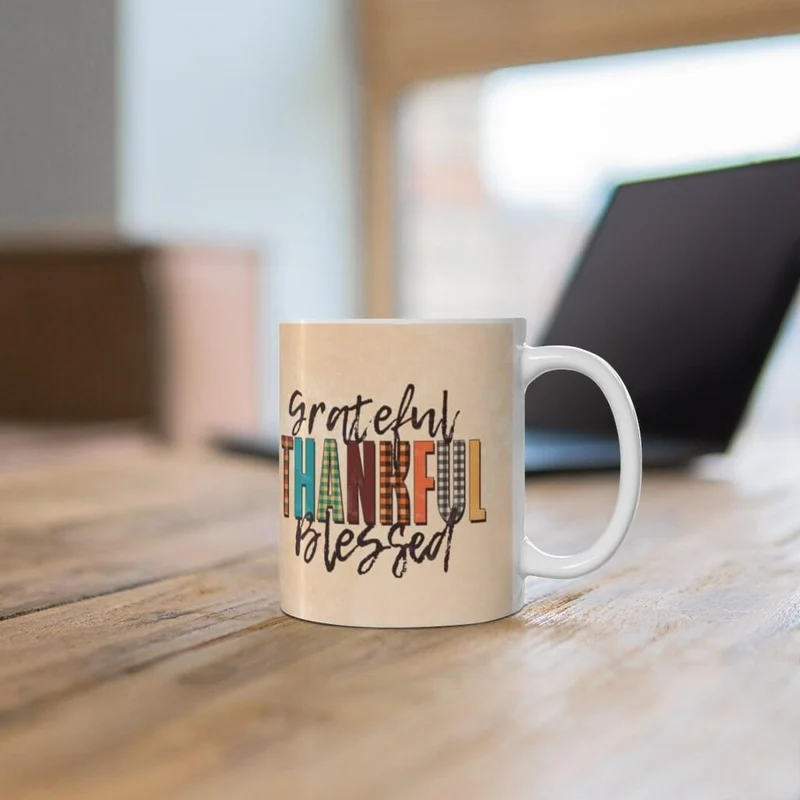 Thanksgiving, soyez reconnaissant tasse, tasse de Thanksgiving, cadeaux de Thanksgiving, tasse d'automne, tasse de café d'automne, tasse de vacances Happy Thanksgiving, Happy Fall