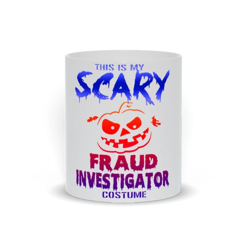 C’est ma tasse de costume d’enquêteur de fraude effrayante, enquêteur drôle, fraude drôle, cadeau d’enquêteur