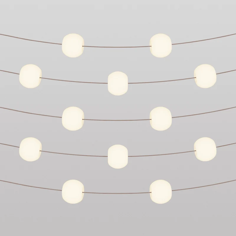 Guirlande lumineuse 12 points lumineux d’extérieur IP67 Desert Brown - Marina12 Cherry