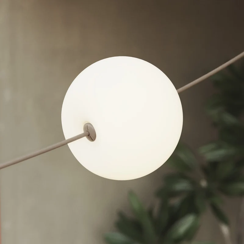 Guirlande lumineuse 6 points lumière pour extérieur IP67 Desert Brown - Marina6 Cherry