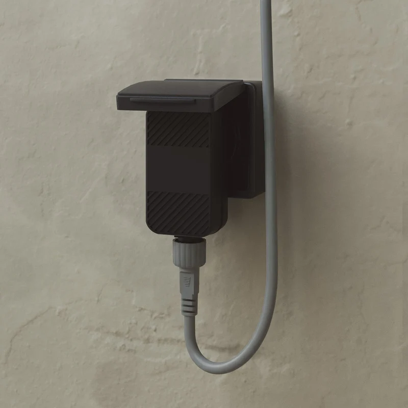 Guirlande lumineuse 6 points lumière pour extérieur IP67 Gris - Marina6 Cherry