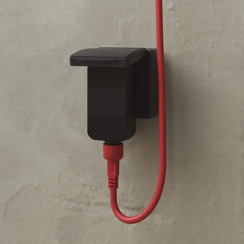 Guirlande lumineuse 6 points lumineux d’extérieur IP67 Rouge Étoile de Mer - Marina6 Cherry